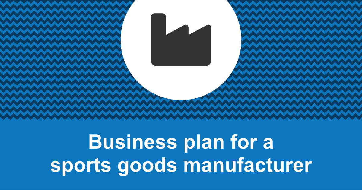 sports goods business plan india