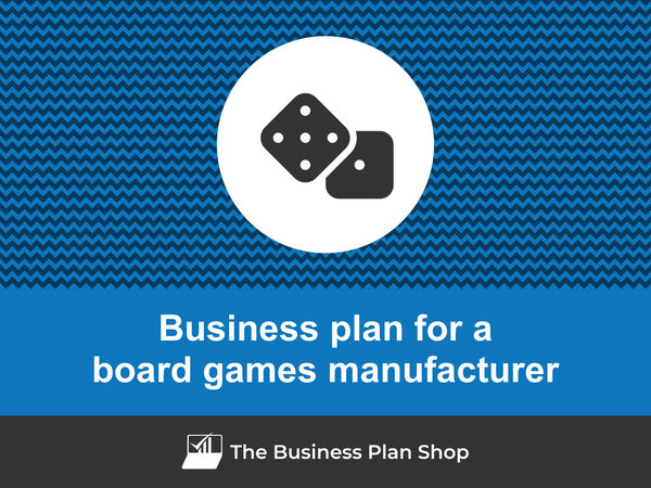 board games manufacturer business plan
