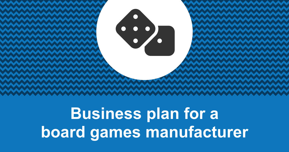 board game company business plan