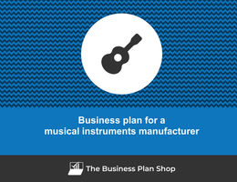 How to write a business plan for a musical instrument manufacturer?