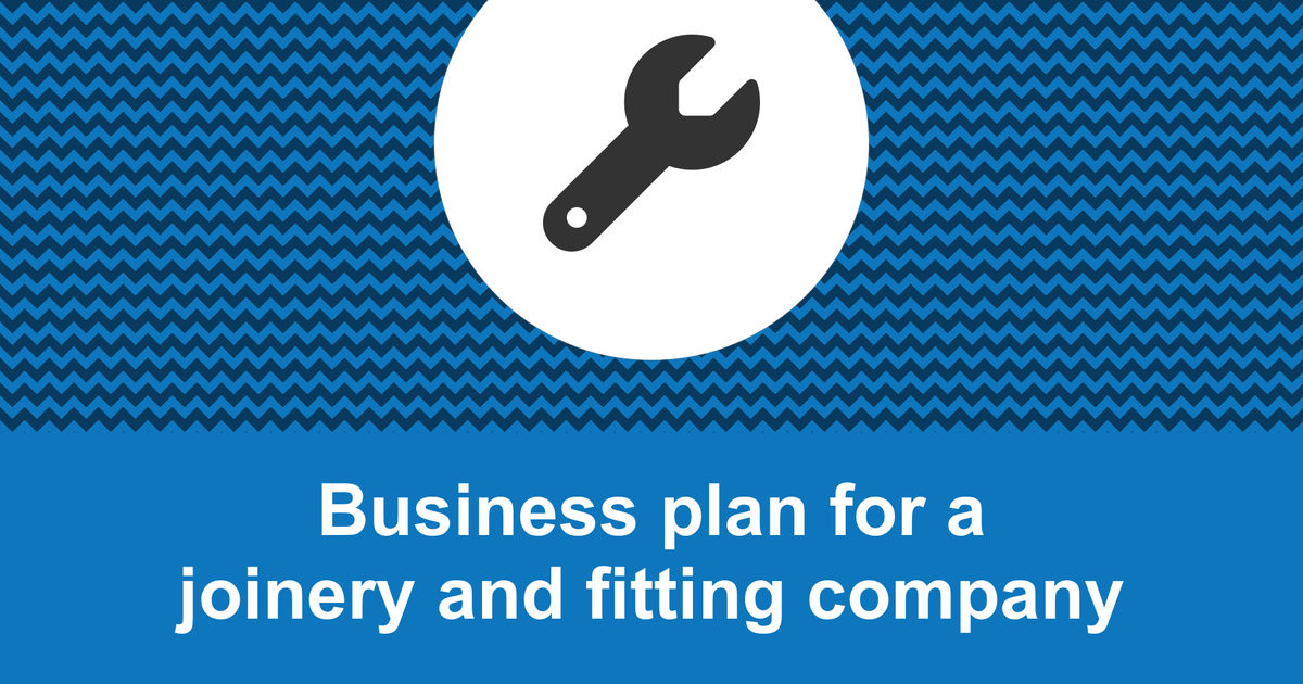 joinery company business plan