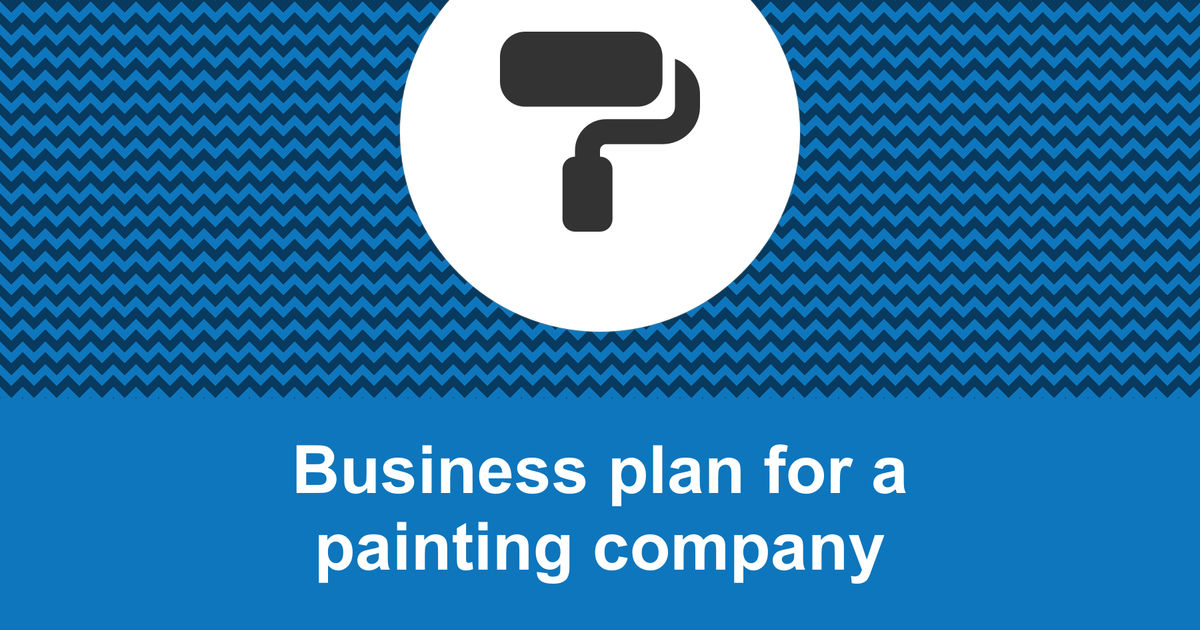 painting company business plan pdf