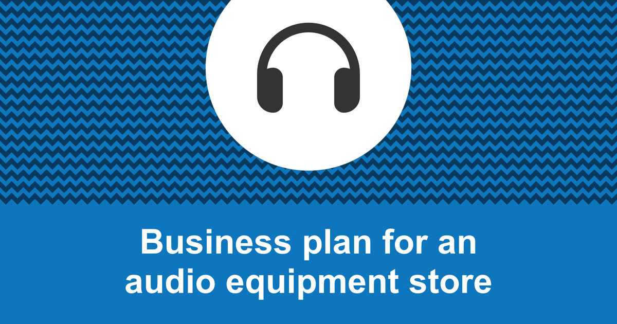 audio equipment rental business plan