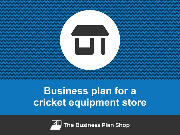 cricket equipment store business plan