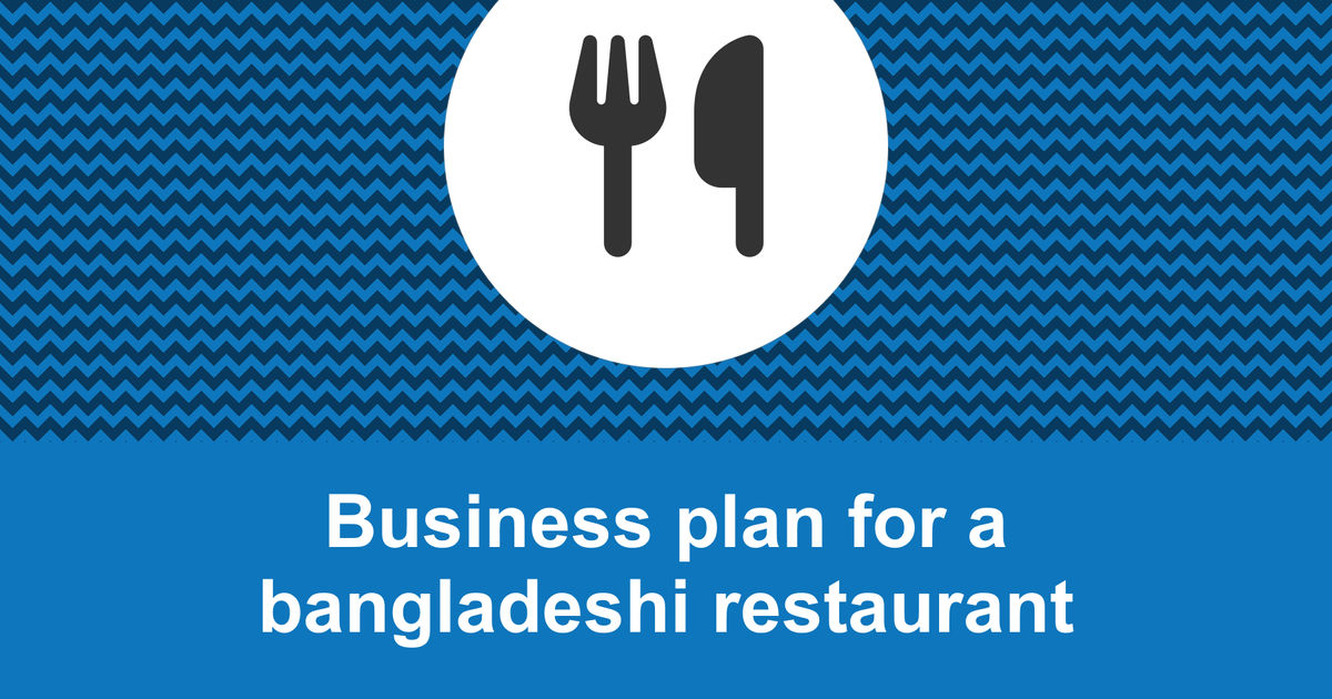 restaurant business plan in bangladesh pdf