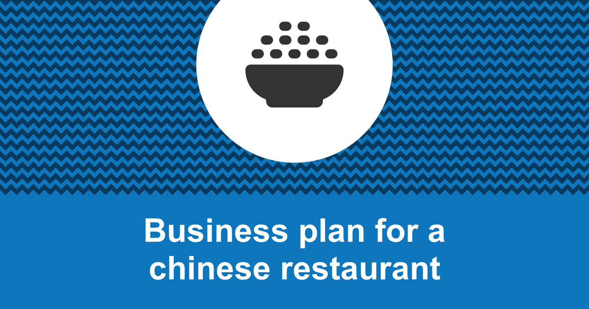 chinese restaurant business plan