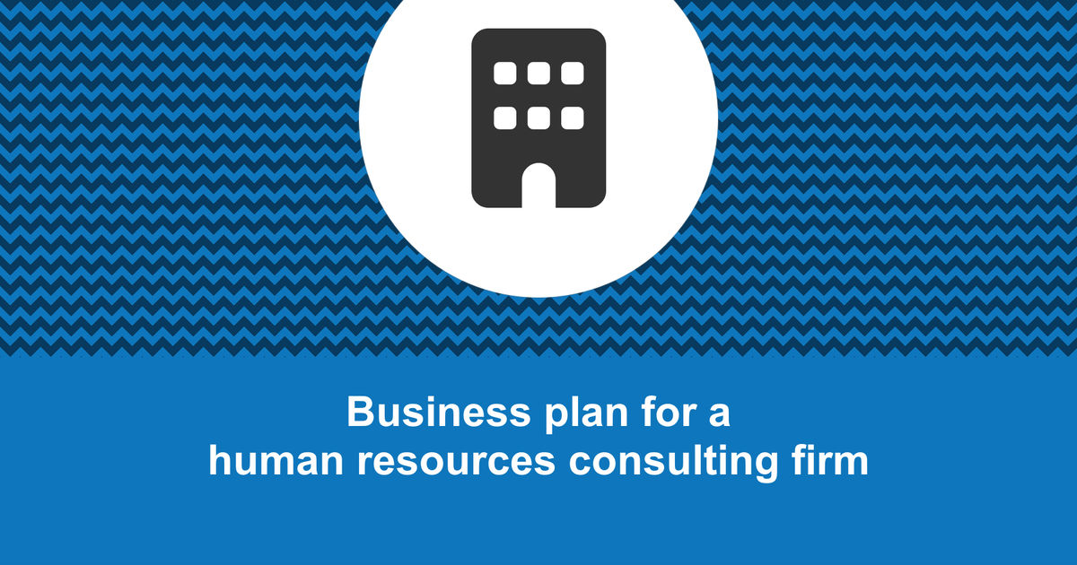 human resource consulting firm business plan