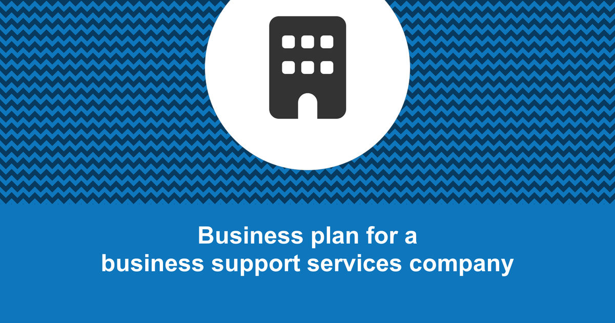 support services in a business plan