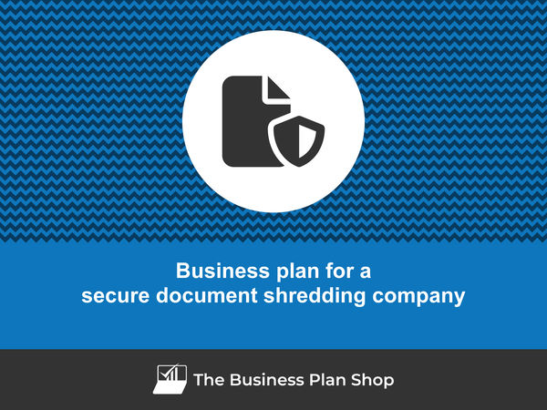 secure document shredding company business plan