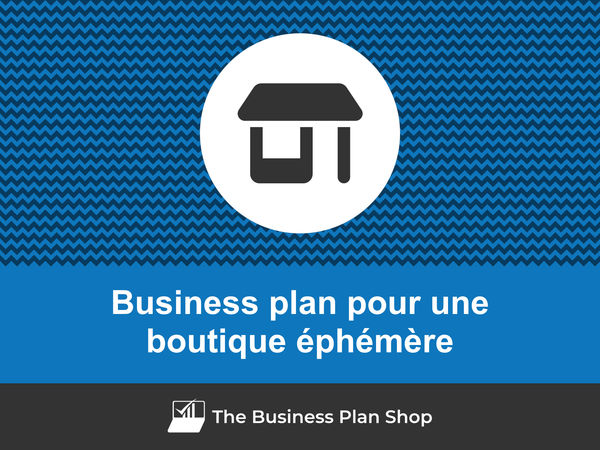 business plan boutique éphémère