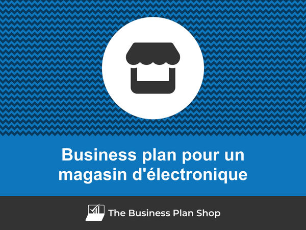 business plan magasin d'électronique