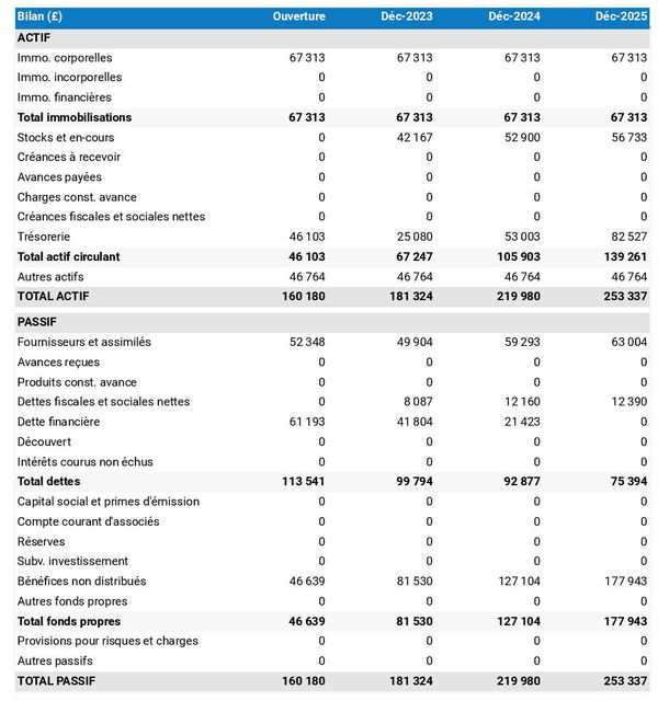 business plan de magasin de loisirs créatifs avec exemple de bilan prévisionnel