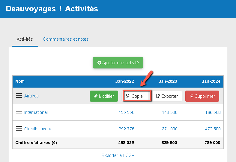 copier un emprunt sur ordinateur