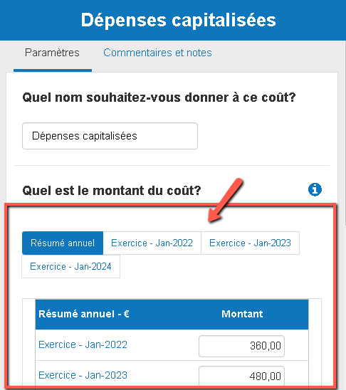 montant de la production immobilisée