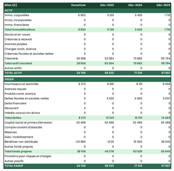business plan de clinique vétérinaire avec exemple de bilan prévisionnel