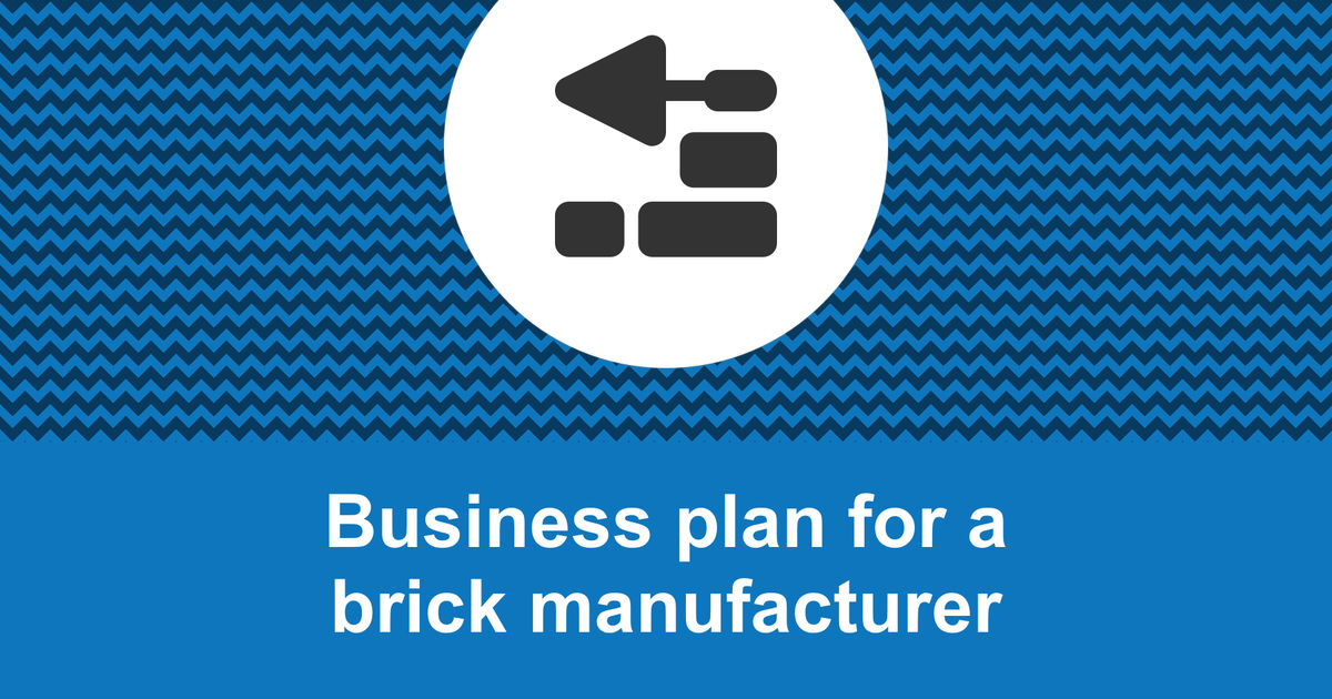 business plan for brick making business