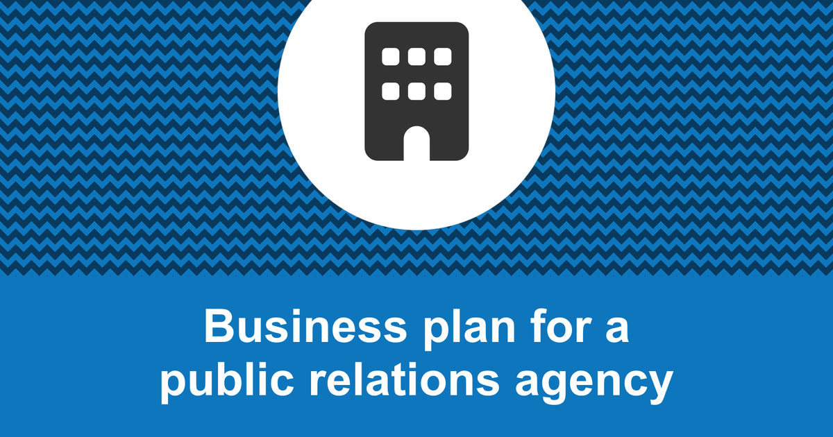 public relations agency business plan