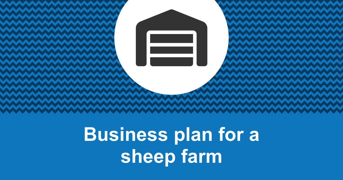 sheep production business plan pdf