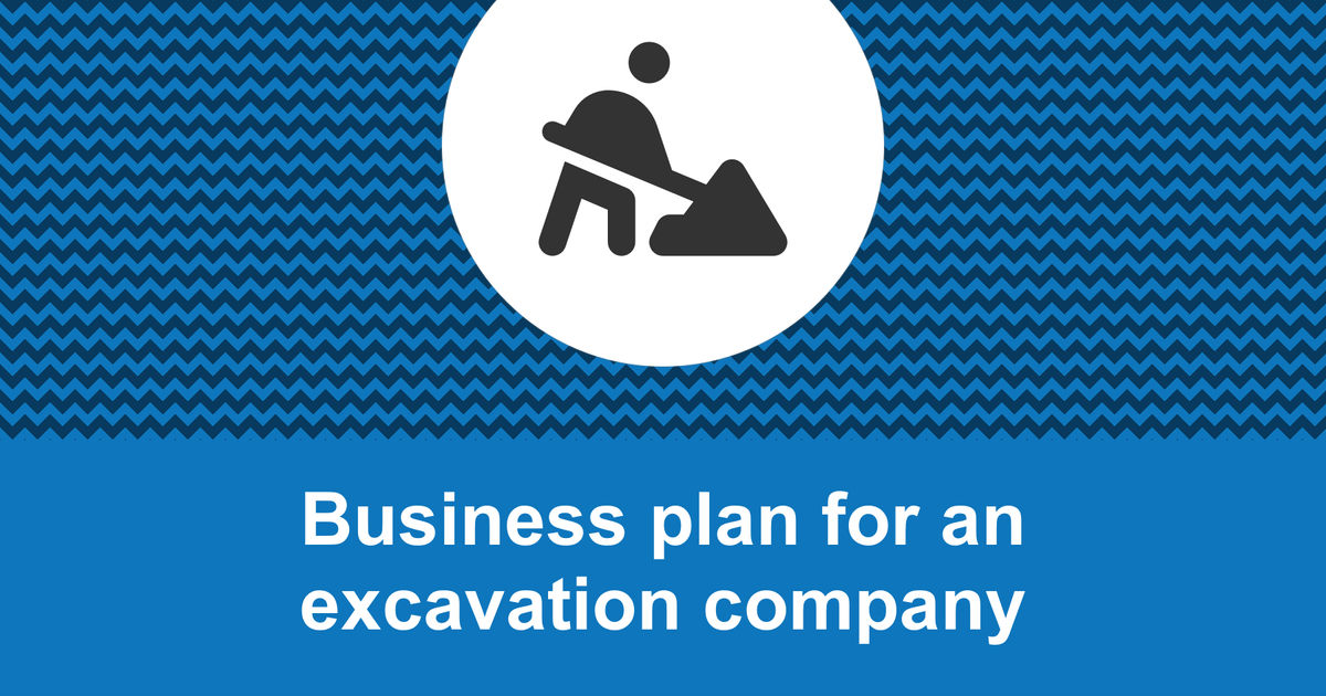 business plans for an excavation company