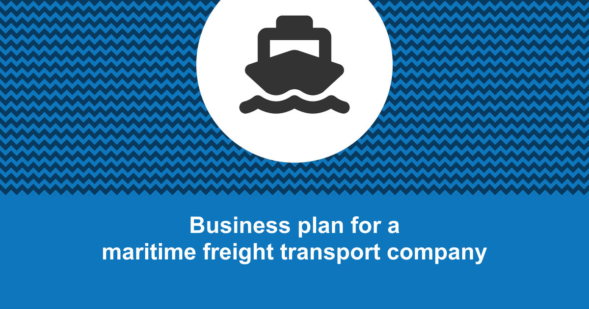 business plan for shipping company