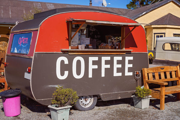 coffee truck business plan: products and services section