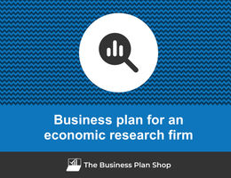 Guide to create a business plan for an economic research firm