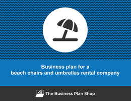How to write a business plan for a beach umbrella rental company?