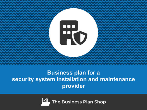 security system provider business plan
