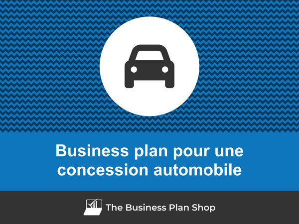 business plan concession automobile