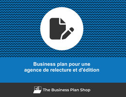 Business plan d'une agence de relecture et d'édition