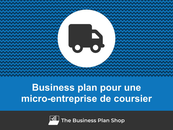 business plan micro-entreprise de coursier