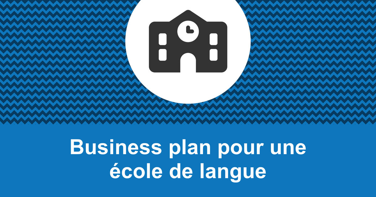 business plan centre de langue