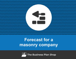 Financial forecast for a masonry company