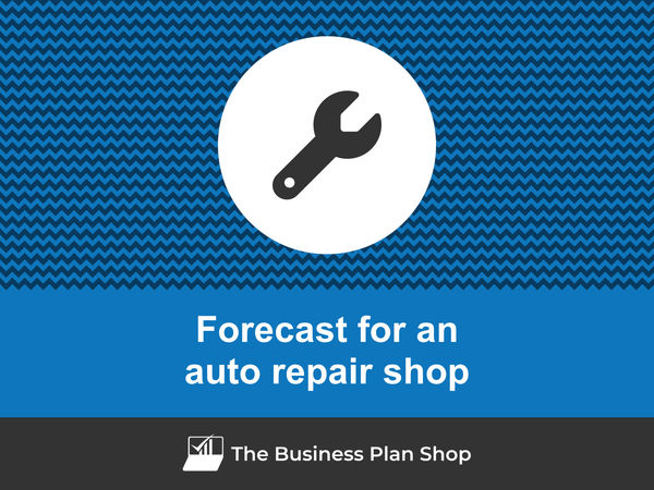 auto repair shop financial forecast