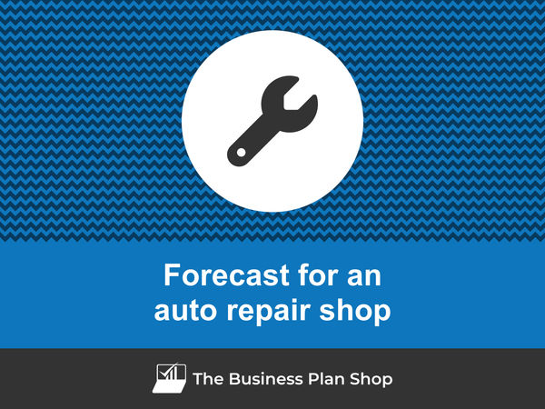 auto repair shop financial forecast