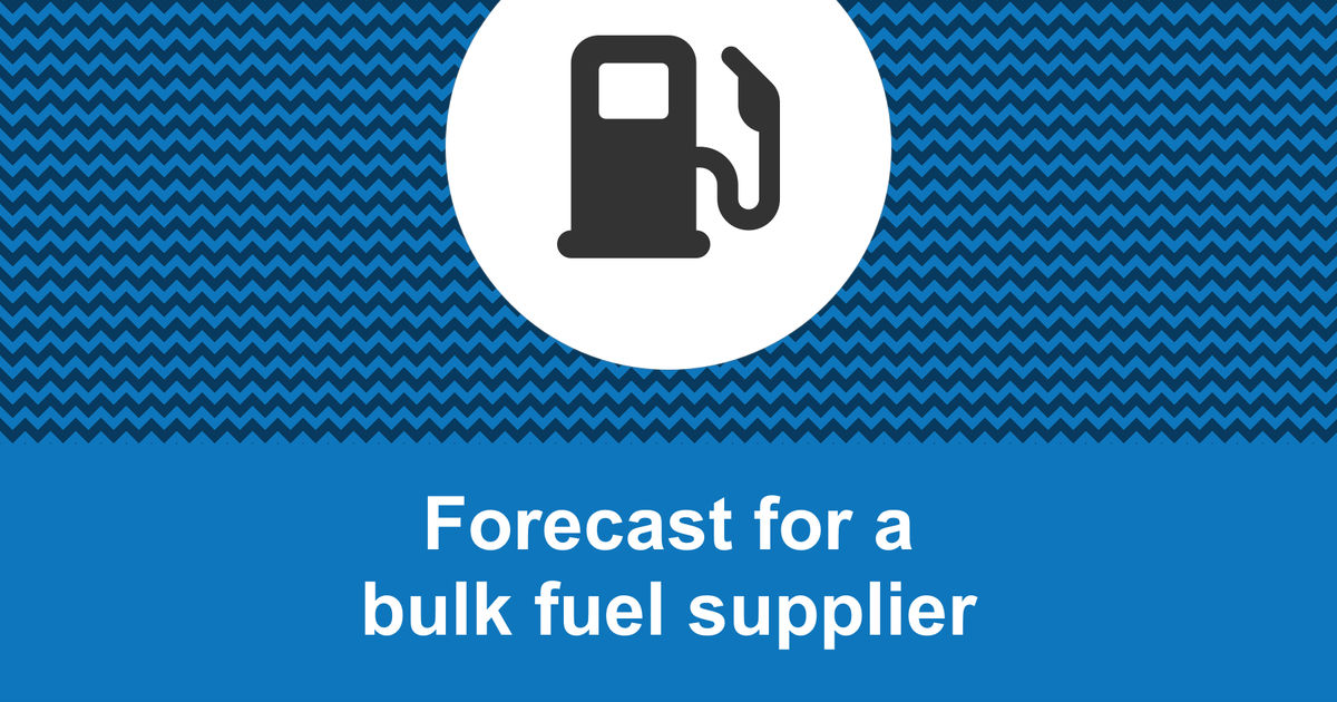 How to create a bulk fuel supplier financial forecast?