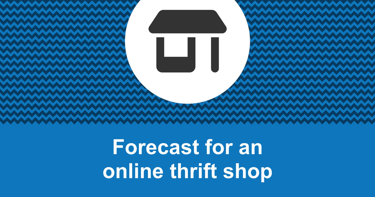 How to create an online thrift shop financial forecast?