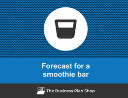 How to create projected financials for a smoothie bar?
