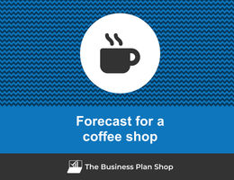 Model financial projections for a coffee shop