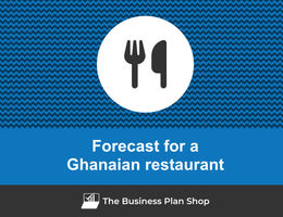 How to create projected financials for a Ghanaian restaurant?