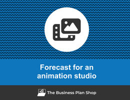 How to create projected financials for an animation studio?