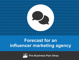 Financial forecast for an influencer marketing agency