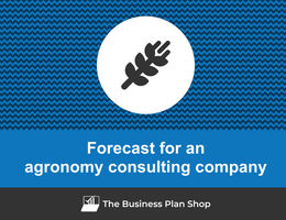 How to create projected financials for an agronomy consulting company?