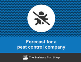 Financial forecast for a pest control company
