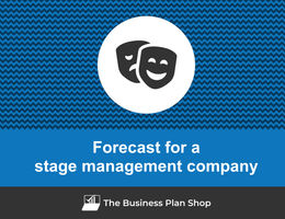 Financial forecast for a stage management company