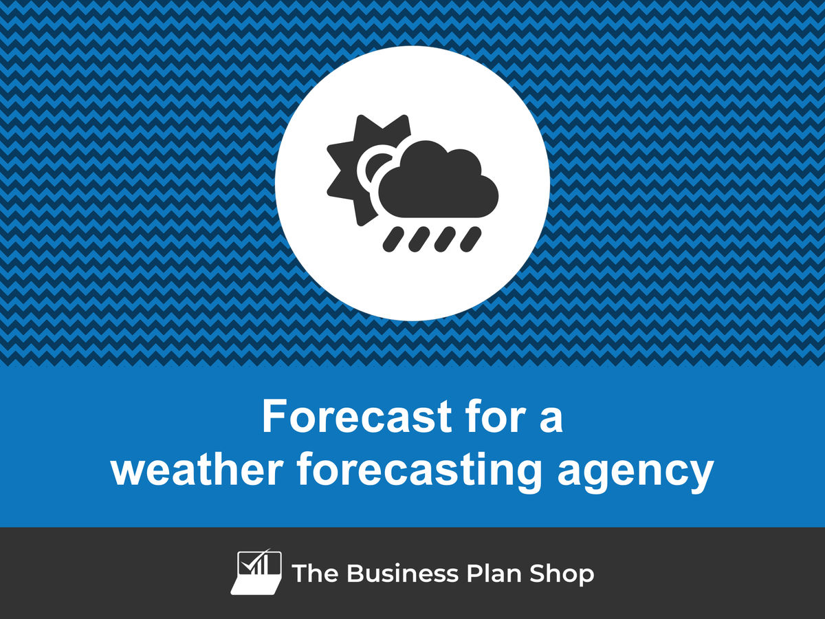 How to create a weather forecasting agency financial forecast?