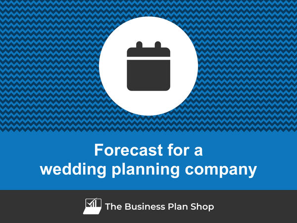 wedding planning company financial forecast