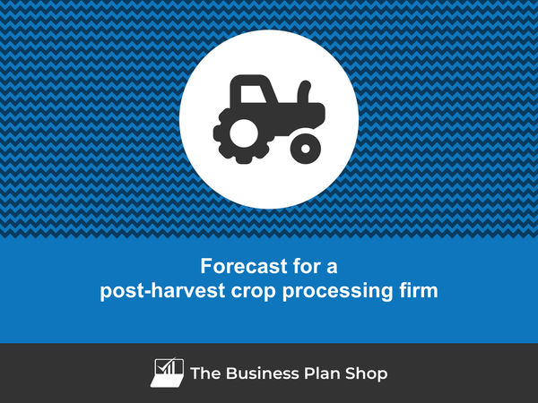 post-harvest crop processing firm financial forecast