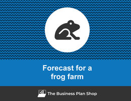 Financial forecast for a frog farm