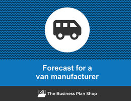 How to create projected financials for a van manufacturer?
